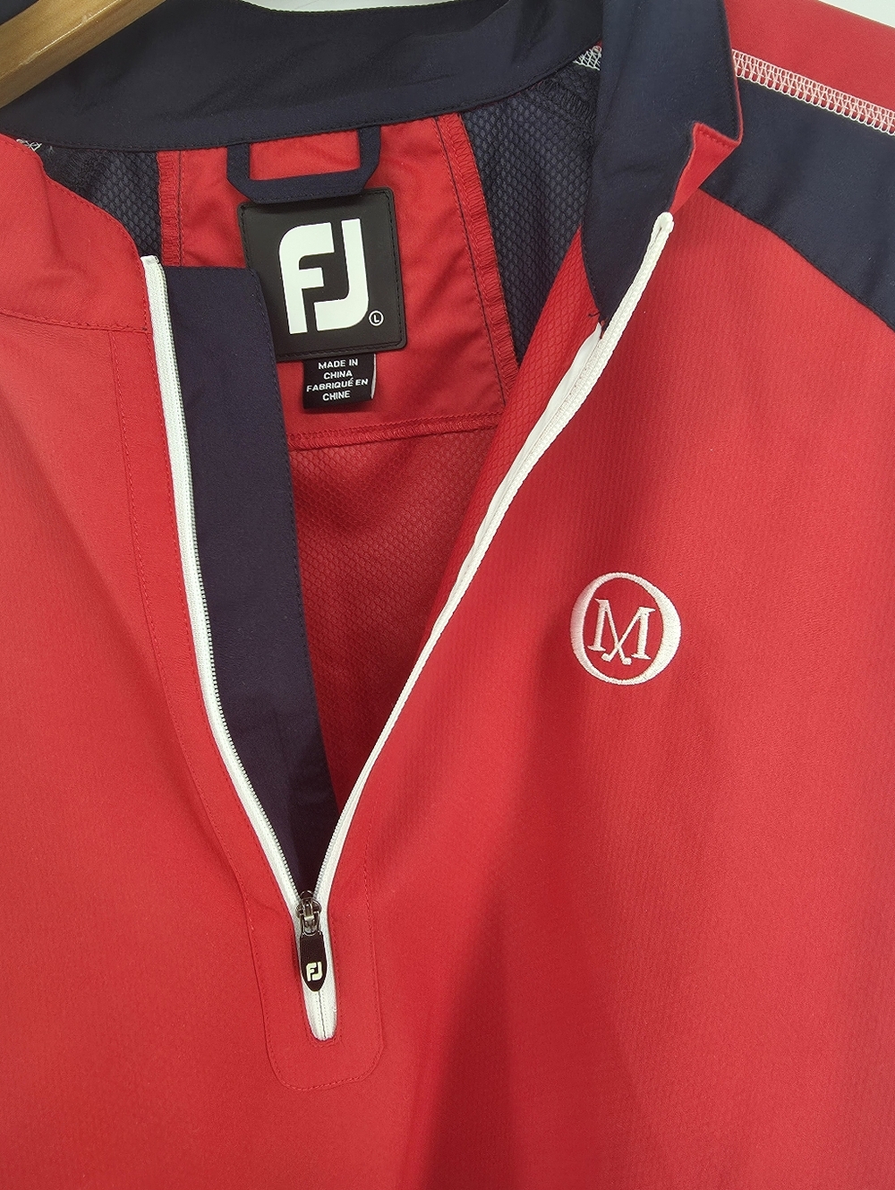 Footjoy Mens LARGE JACKET OLD MACDONALD BANDON DUNES LOGO